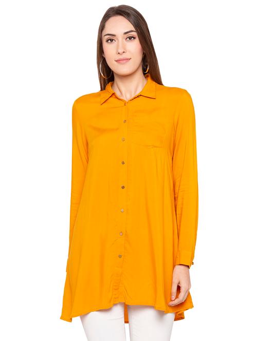 long sleeved solid tunic - 16360871 - Very Small Image - 1