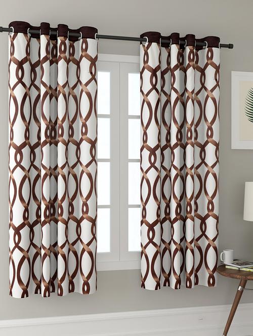 polyester printed window curtains - 16363867 - Very Small Image - 1