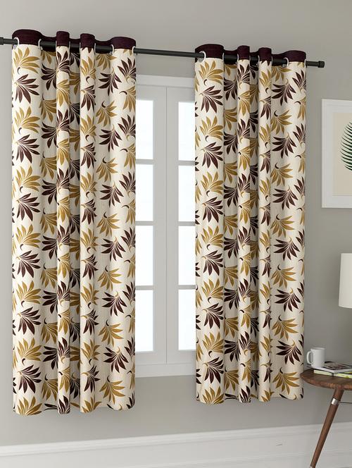polyester printed window curtains - 16363894 - Very Small Image - 1