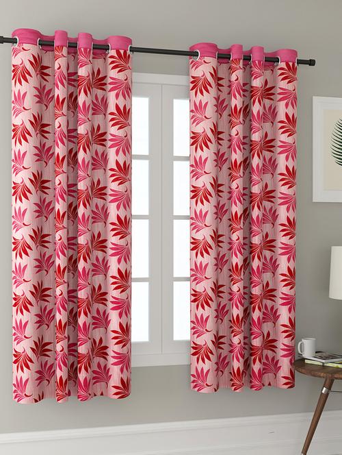 polyester printed window curtains - 16363900 - Very Small Image - 1