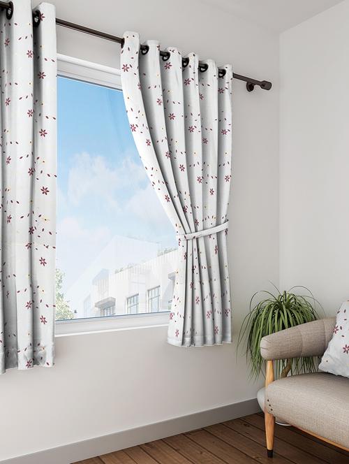 long size embroidery semi sheer window curtains - 16363903 - Very Small Image - 1