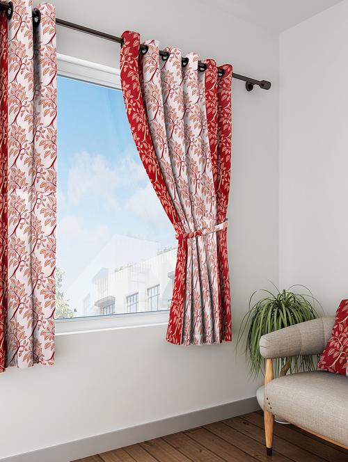 long size embroidery semi sheer window curtains - 16363907 - Very Small Image - 1