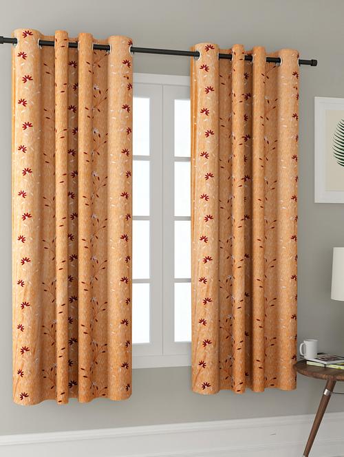 long size embroidery semi sheer window curtains - 16363918 - Very Small Image - 1