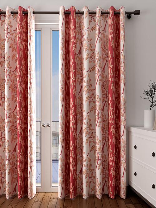 long size embroidery semi sheer door curtains - 16363924 - Very Small Image - 1