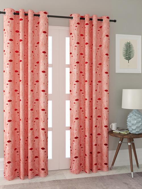 long size embroidery semi sheer door curtains - 16363936 - Very Small Image - 1