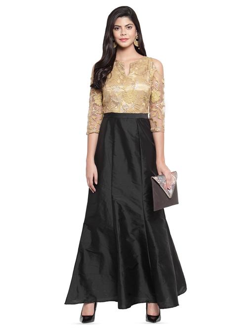 cold shoulder embellished gown - 16368048 - Very Small Image - 1