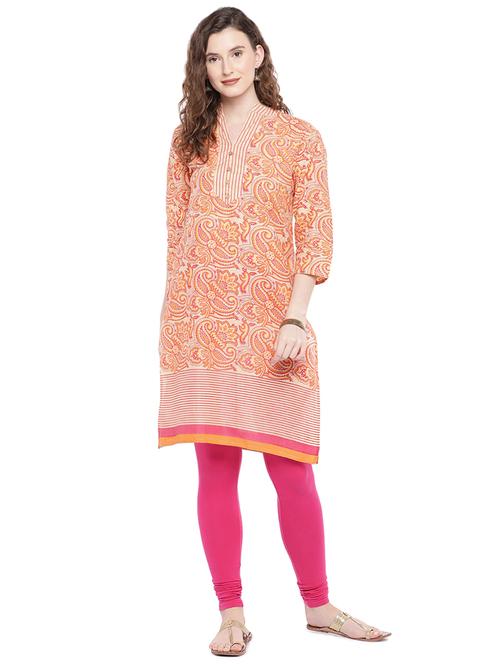 paisley straight kurta - 16368254 - Very Small Image - 1
