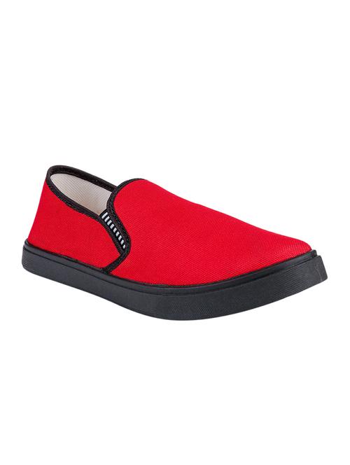 red canvas slipons - 16368514 - Very Small Image - 1