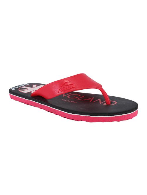 red rubber toe separator flip flops - 16368608 - Very Small Image - 1