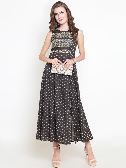 floral printed kurta palazzo set - 16369217 - Very Small Image - 1