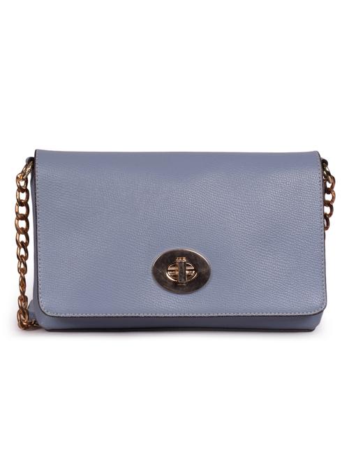 blue leatherette (pu) sling bag - 16372370 - Very Small Image - 1