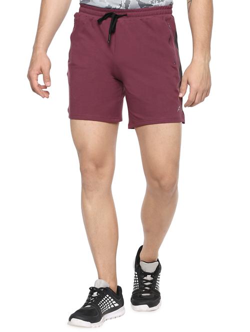 maroon side striped short - 16373161 - Very Small Image - 1