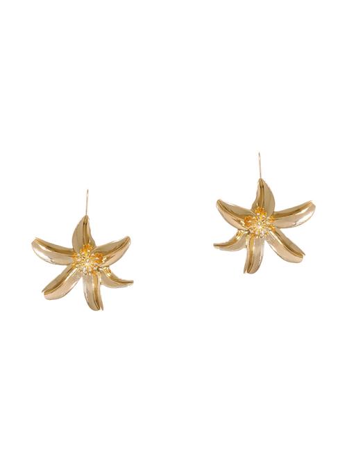 gold plated drop earring - 16373300 - Very Small Image - 1
