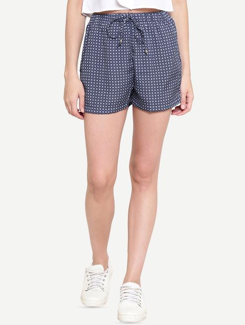 ditsy floral drawstring shorts - 16373414 - Very Small Image - 1