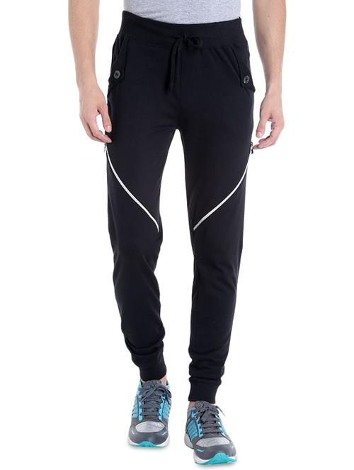 black solid joggers - 16375405 - Very Small Image - 1