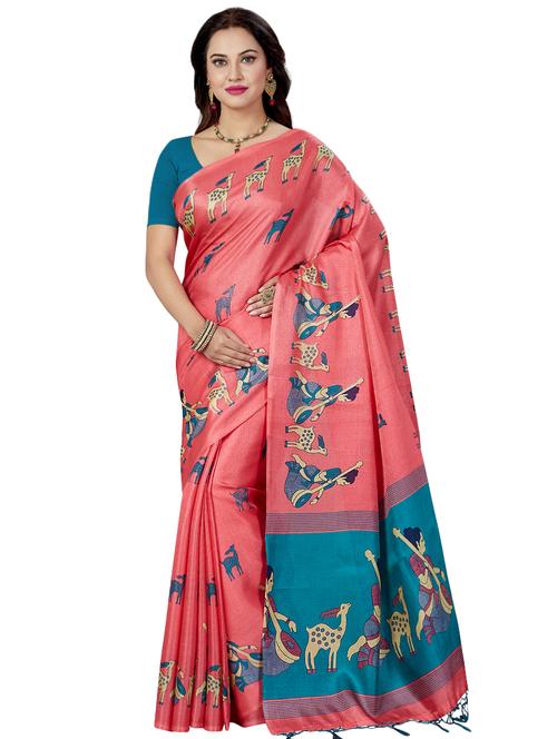 conversational printed saree - 16377912 - Very Small Image - 1