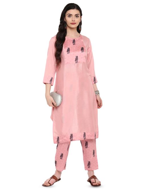 conversational straight kurta - 16379510 - Very Small Image - 1