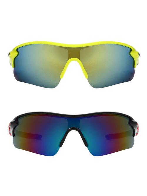zyaden combo of two wrap around sunglasses - 16380507 - Very Small Image - 1