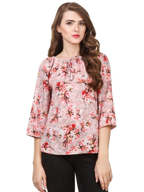 off shoulder floral top - 16382203 - Very Small Image - 1
