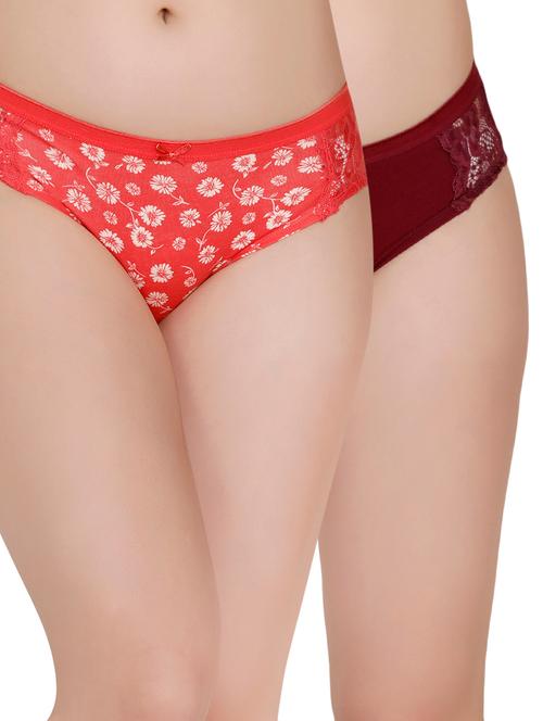 set of 2 floral hipster panty - 16382410 - Very Small Image - 1