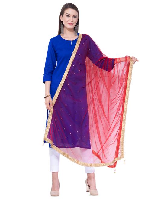 solid plain dupatta - 16382435 - Very Small Image - 1