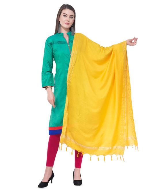 solid plain dupatta - 16382451 - Very Small Image - 1