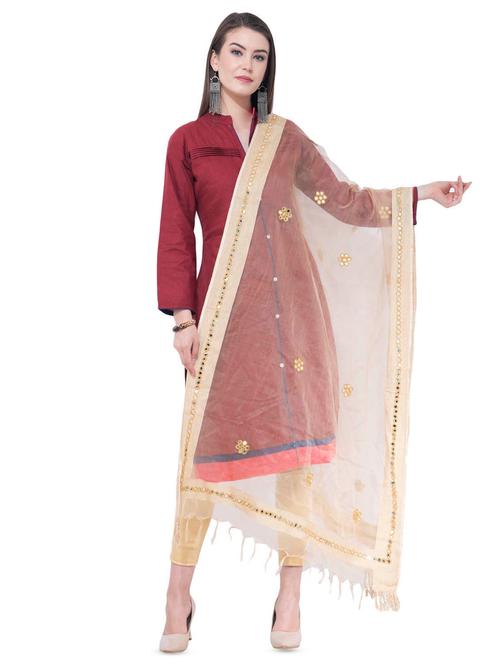 solid plain dupatta - 16382456 - Very Small Image - 1