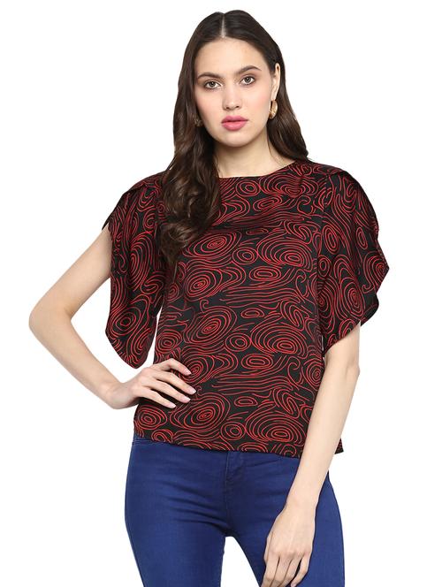 tulip sleeved spiral top - 16382708 - Very Small Image - 1