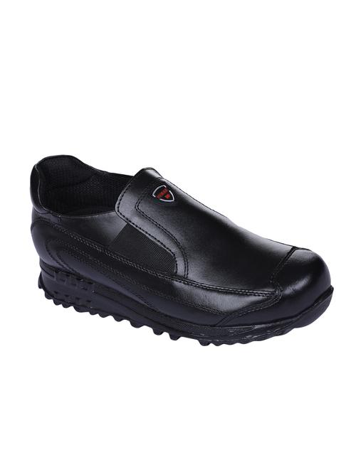 liberty black leather sport shoes - 16382851 - Very Small Image - 1