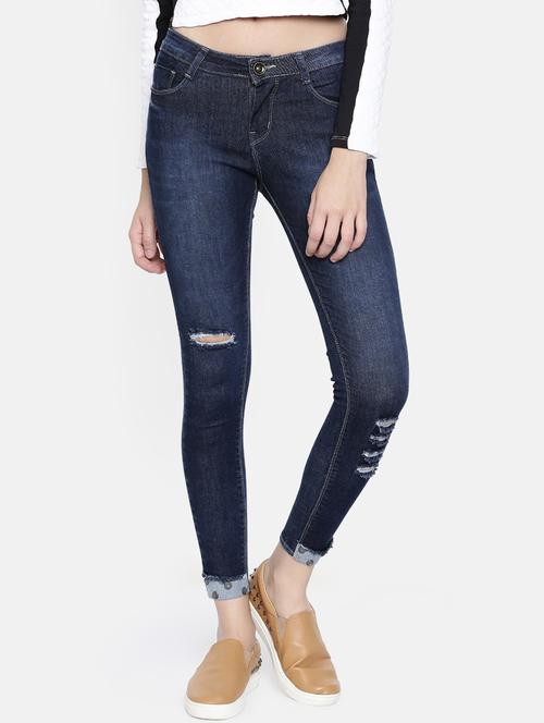pocket detail distress jeans - 16383769 - Very Small Image - 1