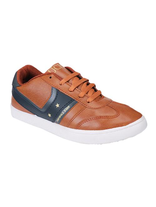 tan leatherette sneakers - 16384073 - Very Small Image - 1