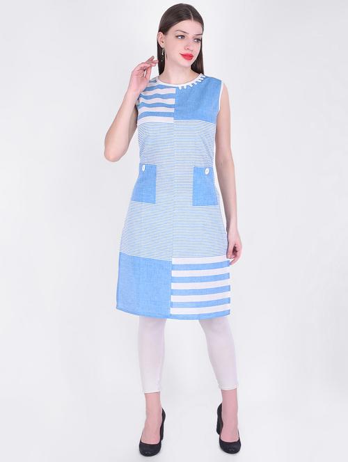 striped printed straight kurta - 16384159 - Very Small Image - 1