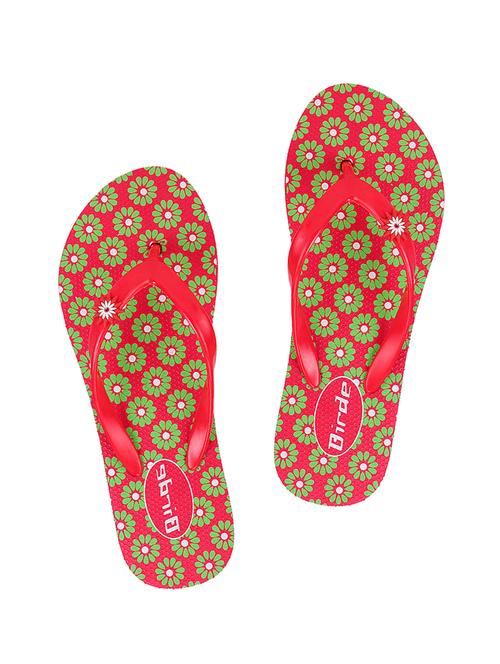 red toe separator flip flops - 16385135 - Very Small Image - 1