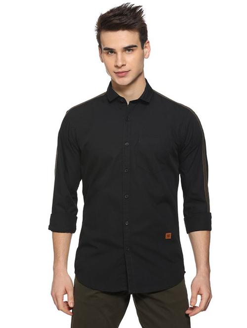mens solid casual shirt - 16385256 - Very Small Image - 1