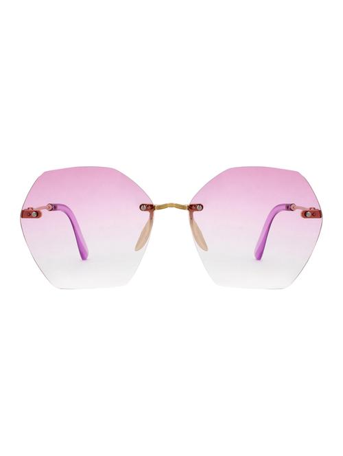 zyaden pink over sized unisex sunglasses-223 - 16385299 - Very Small Image - 1