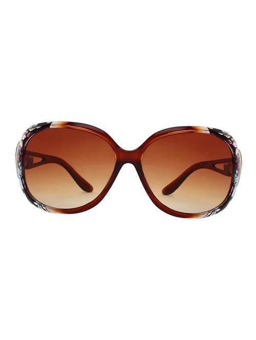 zyaden brown over sized sunglasses for women-516 - 16385604 - Very Small Image - 1