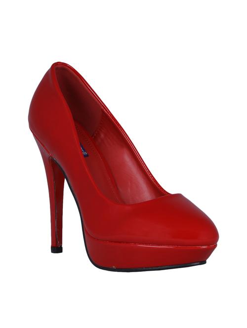 red platforms pumps - 16390782 - Very Small Image - 1
