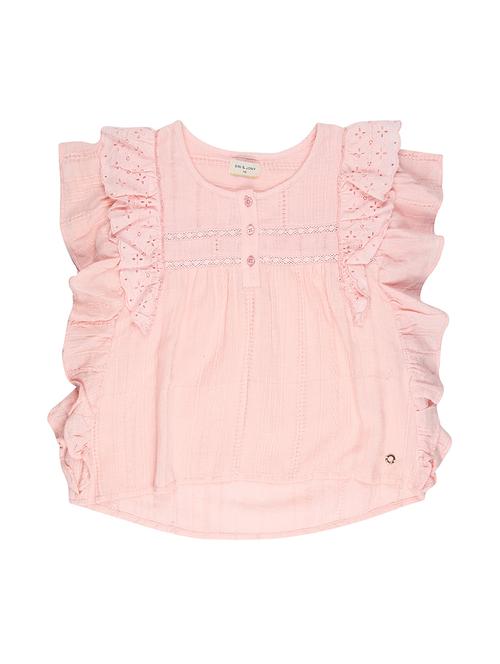 lace detail ruffled top - 16391898 - Very Small Image - 1
