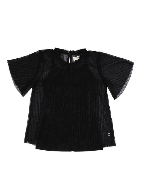 key hole back ruffle neck top - 16391910 - Very Small Image - 1