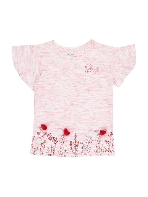 ruffle sleeved floral top - 16391920 - Very Small Image - 1