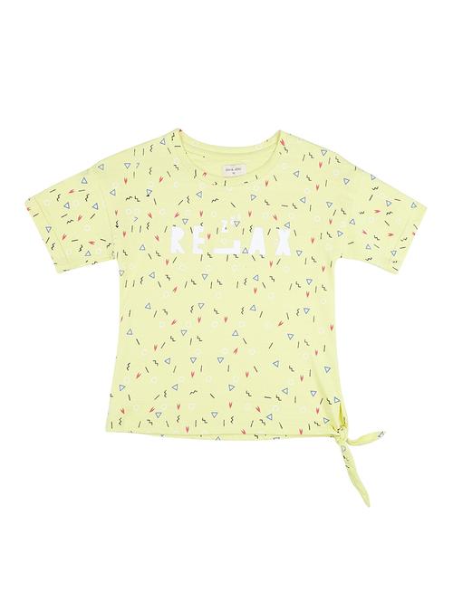 tie knot bottom quirky print top - 16391921 - Very Small Image - 1