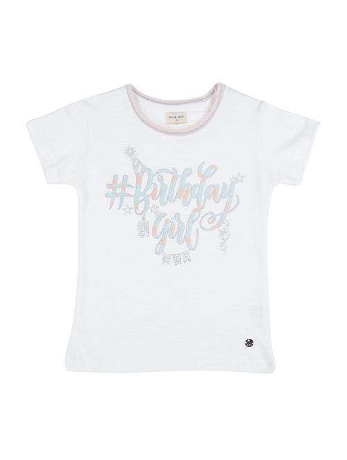 contrast neck rib graphic print top - 16391926 - Very Small Image - 1