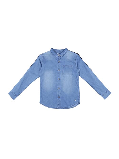 pocket patch sleeve tapped shirt - 16391948 - Very Small Image - 1