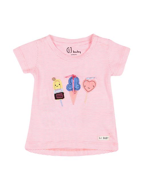 round neck ice cream appliques top - 16392004 - Very Small Image - 1