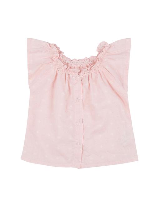 elastic neckline gathered top - 16392011 - Very Small Image - 1