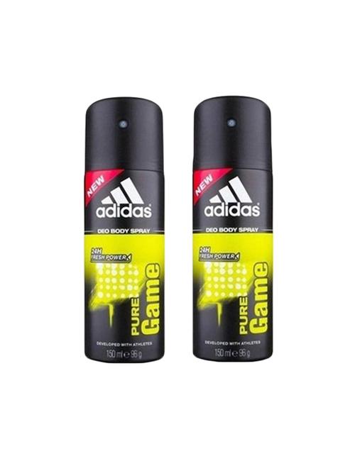 adidas pack of 2 deodrants(pure game) - 16392323 - Very Small Image - 1