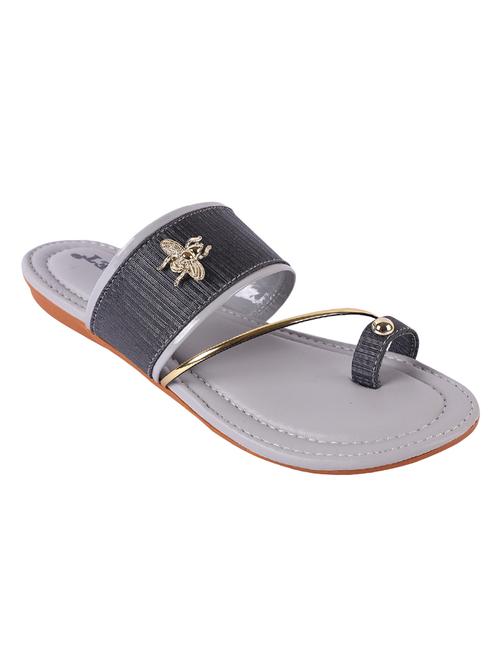 grey one toe sandals - 16392396 - Very Small Image - 1