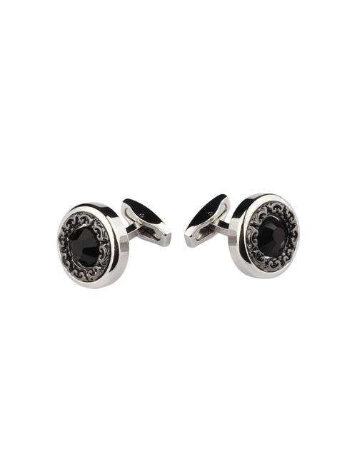 black nonmetal cufflink - 16394128 - Very Small Image - 1