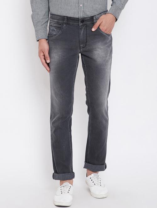 grey light washed denim jeans - 16396822 - Very Small Image - 1