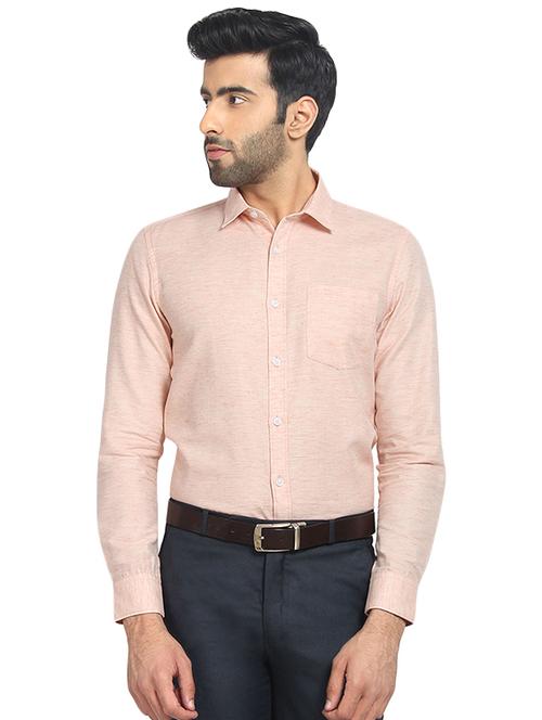 pink solid formal shirt - 16399659 - Very Small Image - 1